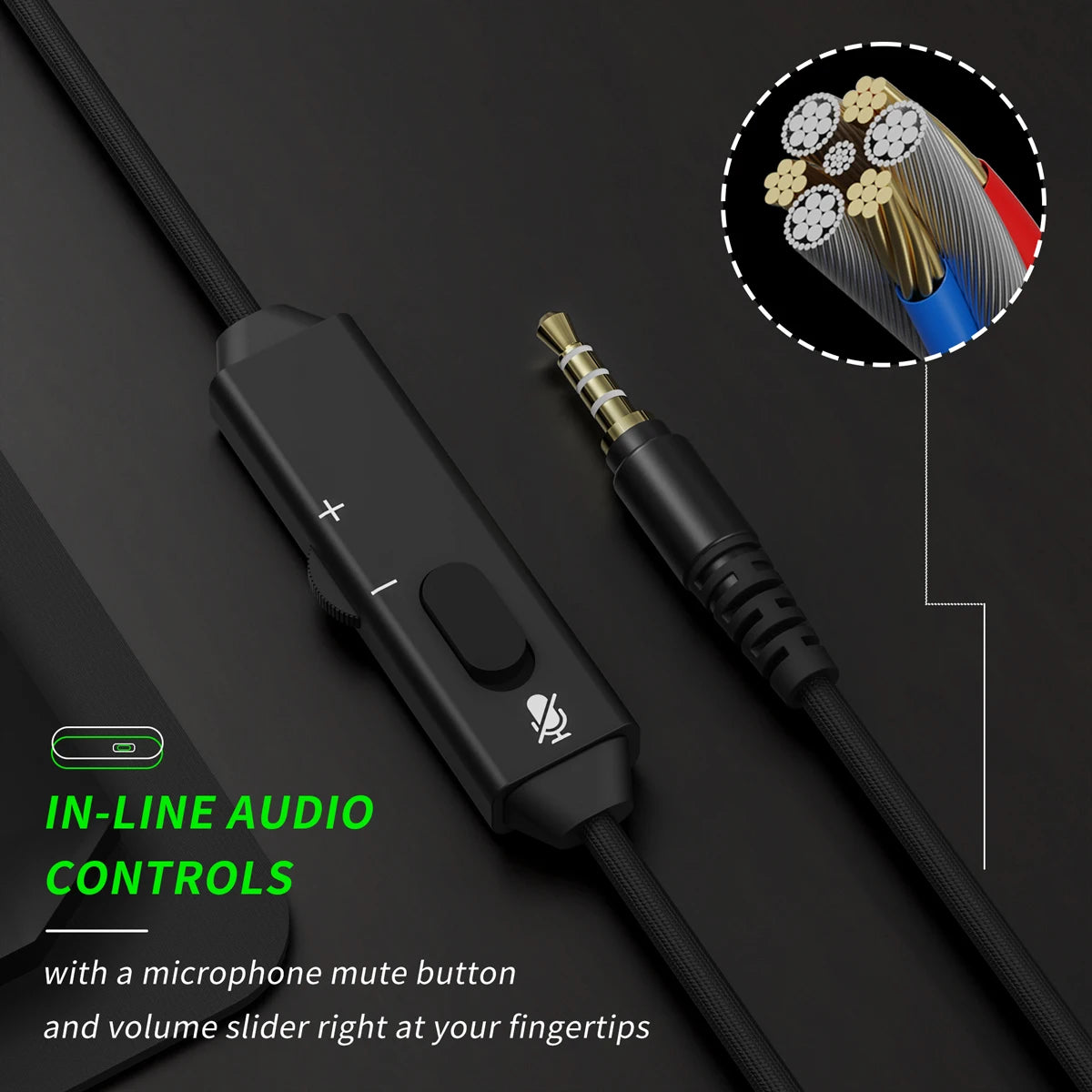 BINNUNE Wireless Gaming Headset — Immersive Sound for PS4, PS5, Xbox & PC