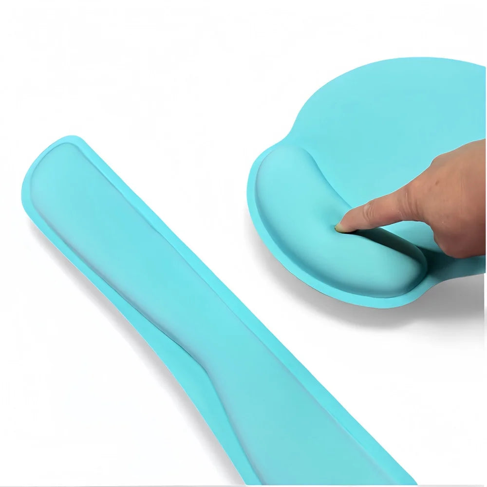 Stop Wrist Pain While Gaming or Working – 3-Piece Ergonomic Memory Foam Set