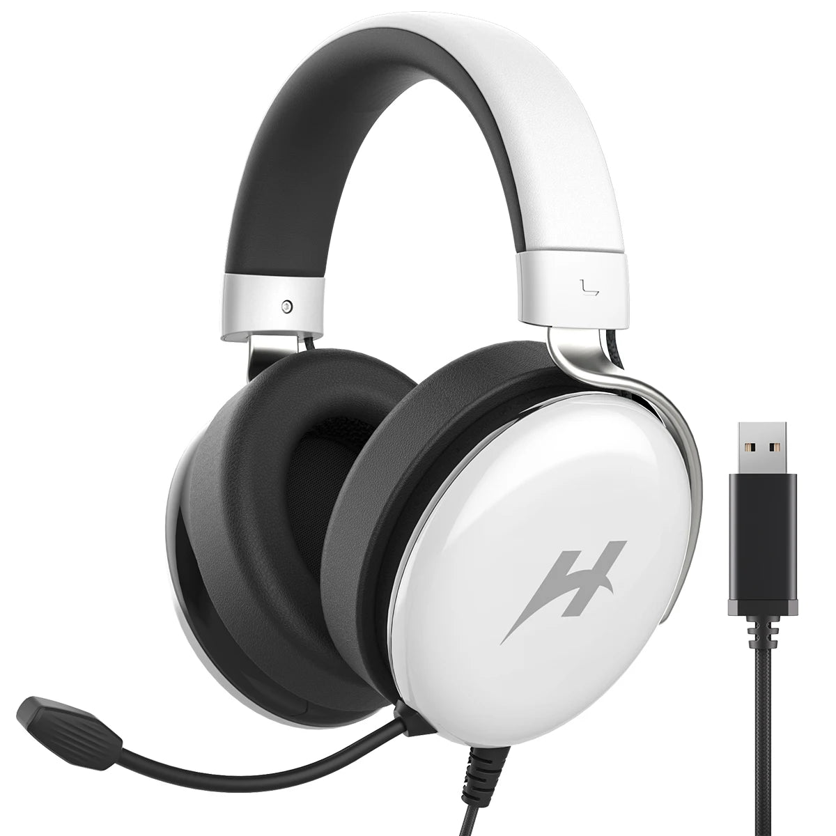 HAYLOU Gaming Headset with Microphone — Surround Sound, Noise Cancelling, RGB