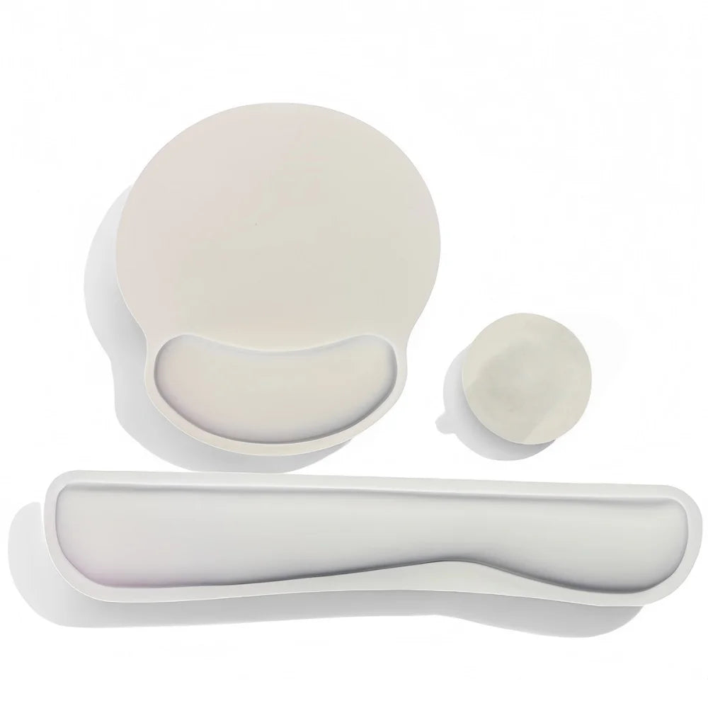 Stop Wrist Pain While Gaming or Working – 3-Piece Ergonomic Memory Foam Set