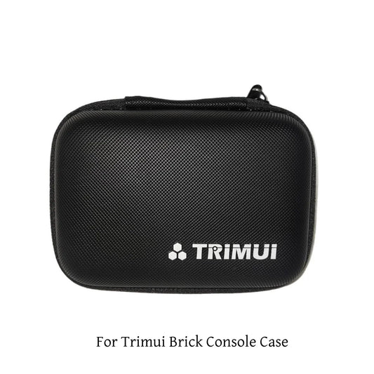 Black Trimui console case on a white background